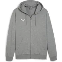 Puma Hoodie teamGOAL Casuals Full Zip - Grijs/Wit
