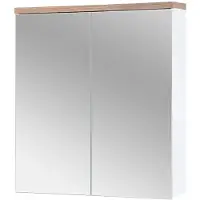 Comad Bali White 840 FSC spiegelkast 60cm eiken/wit