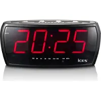 Super Merchant FM-klokradio met jumbodisplay
