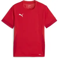 Puma teamGOAL Matchday Voetbalshirt Kids Rood Wit