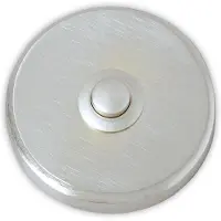 Heidemann 70083 Belknop 1-voudig Vernikkeld 24 V/1 A