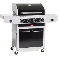 Barbecook Siesta 412 Black Edition duits gasbarbecue 132x56x118 cm BBQ