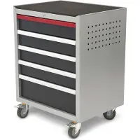 HBM 5 Laden Deluxe Professionele Gereedschapswagen voor Werkplaatsinrichting