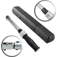 FAMEX 10873-2A Momentsleutel 1/4” - 3-30 Nm - gekalibreerd tot ±3%, Adapter, met kalibratiecertificaat, beide draairichtingen, voor fiets en voertuig