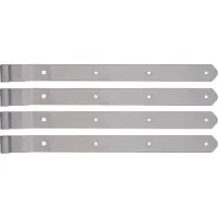 Alberts 845957 Rolluikband | in diverse uitvoeringen | roestvrij staal | rol Ø13 mm | afmeting 500 x 40 mm | Set van 4