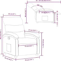 vidaXL Relaxfauteuil donkergroene stof