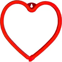 Forever Light FLNE07 - Neon LED licht Hart Rood Batterij + USB