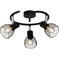 Brilliant 3-lichts plafondlamp Blacky