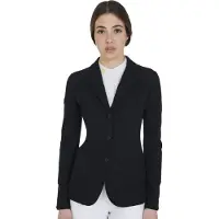 Equestro Wedstrijdjas Elegance Dames XXL Zwart