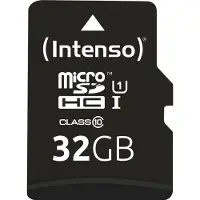 Intenso Premium microSDHC-kaart 32 GB Class 10, UHS-I Incl. SD-adapter