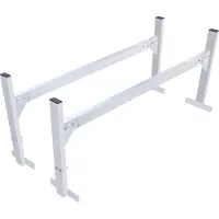 Vevor Dakladderrek Railingrek 2-pack 300-2060 mm Lengte Verstelbare vrachtwagenrek 150-230 mm Hoogte