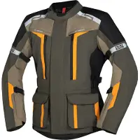 IXS Evans-ST 2.0 Waterdichte Touring Olijfgroen Textiele Motorjas Maat M