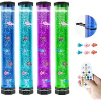 Vevor Lavalamp met 6 drijvende vissen