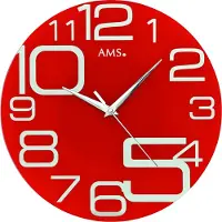 AMS 5962 Wandklok Stationsklok Zendergestuurd 32 cm ø
