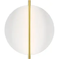 Maytoni LED-wandlamp Mira, wit / opaal, Woon-/ Eetkamer, metaal, Modern, LED wandlamp