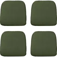 Madison zitkussen wicker panama green ca. 48x48 cm set van 4
