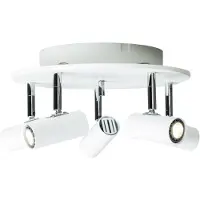 BELID Cato 5-spotlight rond Ø24 cm Wit