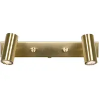 BELID Cato wandlamp dubbel messing