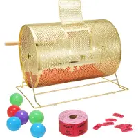Vevor Loterij Drum Gelukskind Capaciteit 10.000 Tickets of 300 Loterijballen
