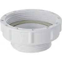Geberit hulpstuk afvoergarnituur polypropyleen (PP) wit aansluitmaat 2"x1.1/2"