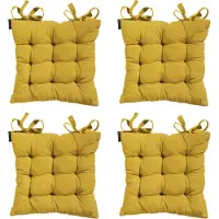 Madison zitkussen panama yellow 46x46cm 4 stuks