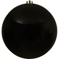 Décoris Kerstbal | | Ø 20 cm (Zwart)