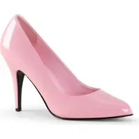 Pleaser EU 37 = US 7 | VANITY-420 | 4 Classic Pump, Bright Pink Pat