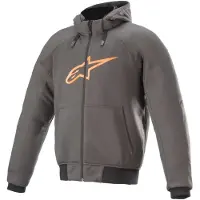 Alpinestars Chrome Sport Teergrijs Vlamoranje Hoodie Maat L