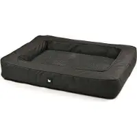 Extreme Lounging - b-dog luxury monster - orthopedische hondenkussen - wasbaar met rits - uitneembaar kussen - 100x80x15cm - Zwart