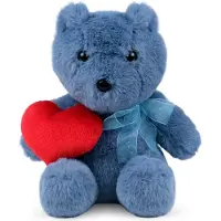 WP Merchandise - Pluche Knuffel - Beer Gloria met een hart 21cm