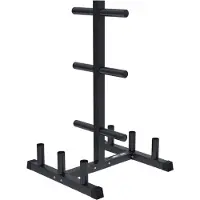 Gorilla Sports Halterstandaard Olympisch zwart 50/51 mm