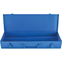 Bgs 1206-LEER: Metalen opbergcassette voor artikelnummer 1206, leer