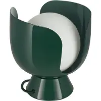 Osram Decor Corolle tafellamp, E14, metaal en glas, stoffen kabel, verwisselbare lampen, retro-stijl, groen