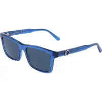 Ferragamo Zonnebril - - SF2060SE - Transparant blauw - 55/17/145 - Kunststof montuur