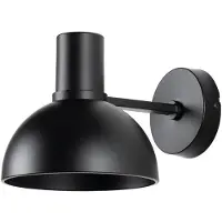 LUCANDE Wandlampe , Mostrid, dimbare, Zwart, Woonkamer, Metaal, Designer
