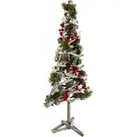 FÉÉRIC LIGHTS AND CHRISTMAS - Houten kerstboom met bessen en dennenappels 57 cm