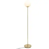 Paris Prix Atmosphera - Lampadaire design boule Dris - H. 134 cm - Doré - Dris