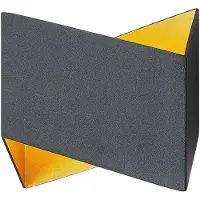 Arcchio Wandlampe , Assona, dimbare, Zwart, Woonkamer, Metaal, Modern