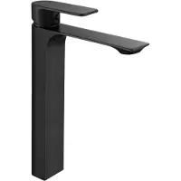 REA My1802-21B Urban Hoog - Wastafelkraan - Zwart - 19 X 4,5 X 29 Cm
