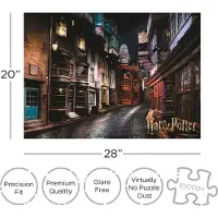 Harry Potter - Diagon Alley (1000 pieces) Puzzel - Multicolours