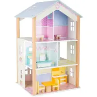 Legler houten poppenhuis 3 verdiepingen 37 x 40 x 67 cm