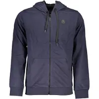 Gianmarco Venturi Blauwe Katoenen Heren Hoodie