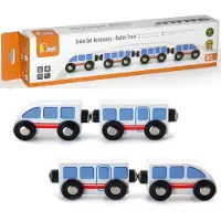 Viga hogesnelheidstrein 4-delig 31 cm wit/blauw
