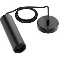 Calex Hanglamp - GU10 - 1-Lichts - Plafondlamp - Mat Zwart - Eetkamer - Keuken - Eettafel - Excl. lichtbron