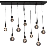 Urban Interiors Hanglamp Bulby 10-lichts Zwart