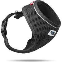 Curli Basic Hondentuigje Zwart Maat S - Air-Mesh Comfort