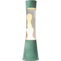 Fisura Lavalamp - Groen - Met Transparante Vloeistof En Gele Lava
