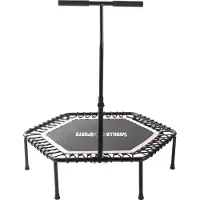 Gorilla Sports Fitness Trampoline Roze