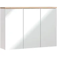 DMK Deutsches Milchkontor Bali White 845 FSC spiegelkast 100cm eiken/wit