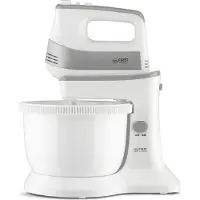 TZS First Austria Handmixer met mengkom - Keukenmachine - 500W - Turboknop - 5 Snelheden - Wit